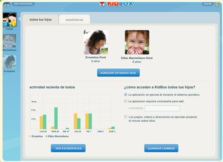 Kidbox. Navegador web para niños con control parental