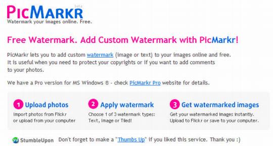 Inserta marcas de agua digital a tus fotos gratis