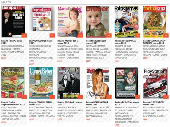 Spanishmarket. Directorio de revistas online en español