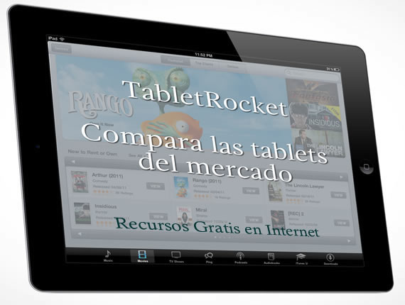 TabletRocket. Compara las diferentes tablets del mercado