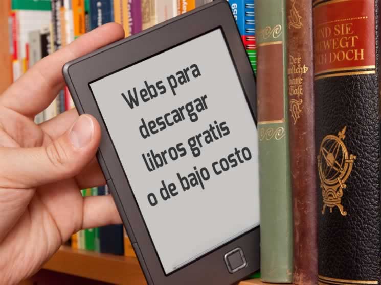 Webs para descargar libros gratuitos o de bajo precio
