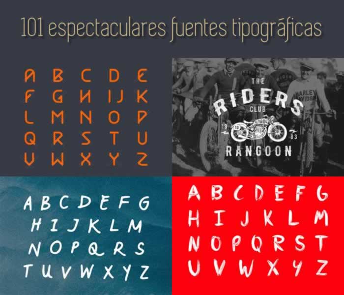 Las 101 fuentes tipográficas más espectaculares de 2015