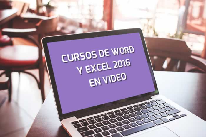 Cursos de Word y Excel 2016 en video
