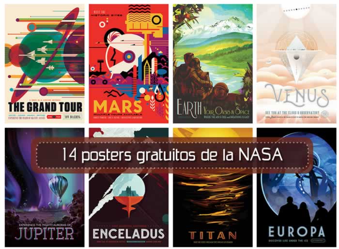 14 posters gratuitos de la NASA