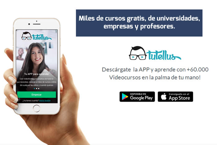 Tutellus. Miles de cursos online en la palma de tu mano