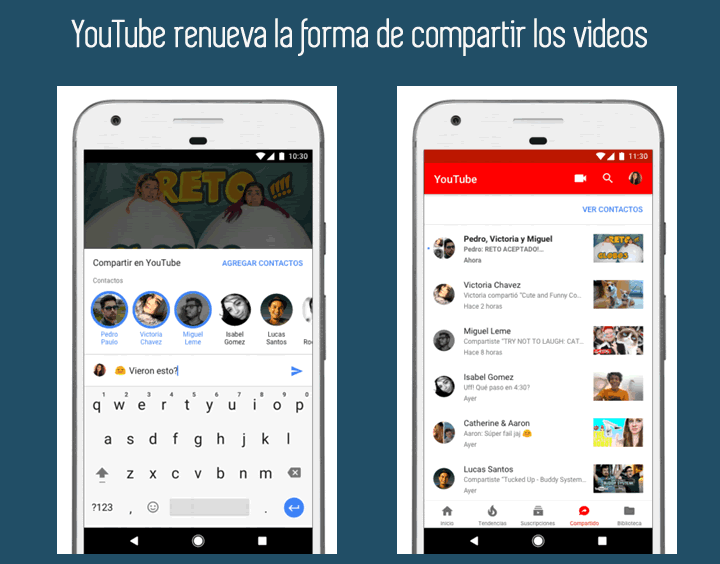 YouTube renueva la forma de compartir sus videos
