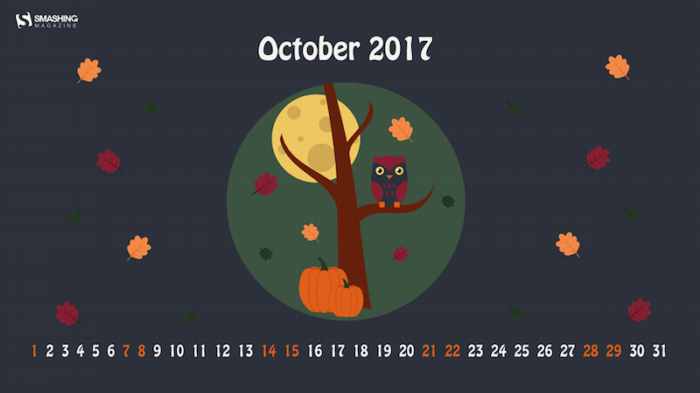 25 Fondos multipantalla con o sin el calendario de octubre 2017
