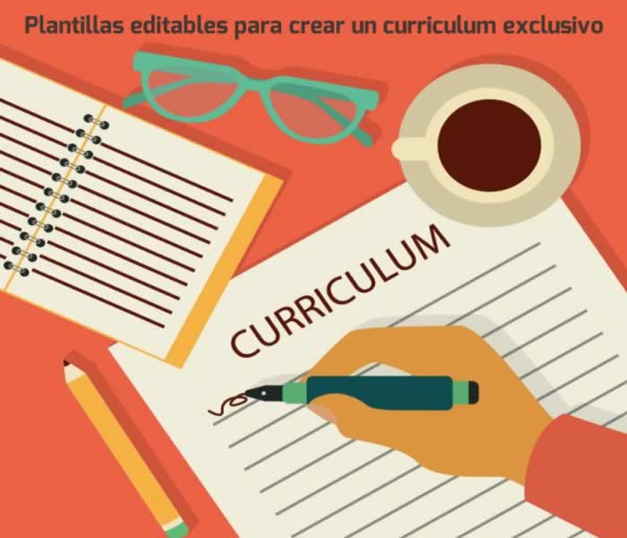 Plantillas editables para crear un curriculum exclusivo gratis