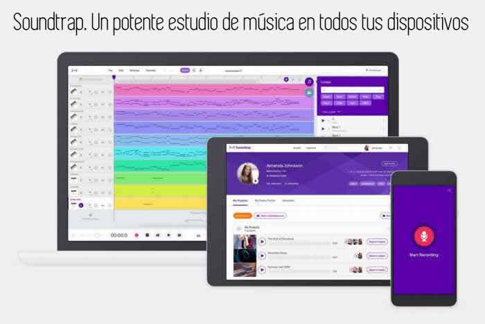 Soundtrap. Un potente estudio de música en todos tus dispositivos