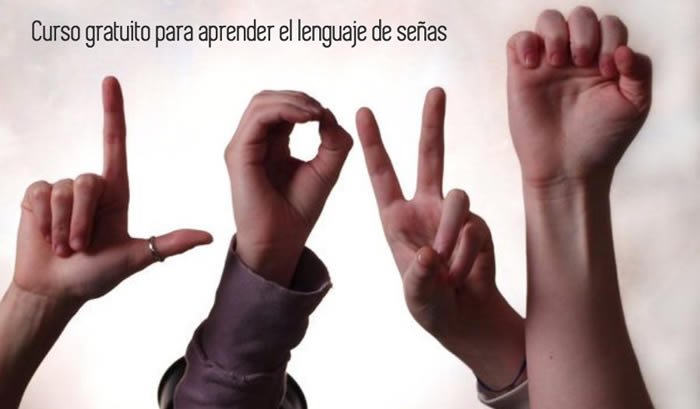 Curso gratuito para aprender el lenguaje de señas