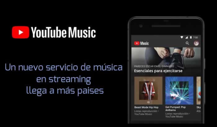 El nuevo servicio de música en streaming de Youtube llega a más países