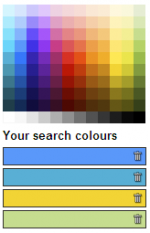 Galería de fotos relacionadas por los colores