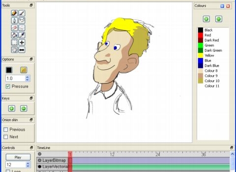 Construye tus dibujos animados con Pencil