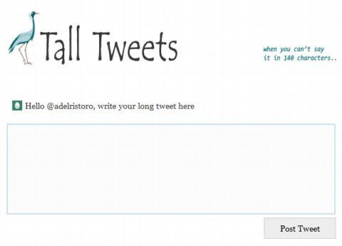 Tall tweetes. Usar más de 140 caracteres en Twitter