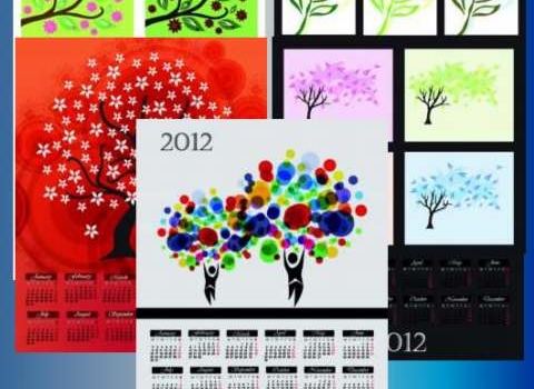 5 Calendarios editables para el 2012