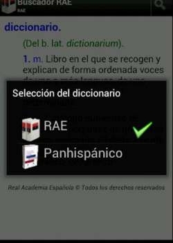 Diccionario español de la RAE en tu móvil con Android