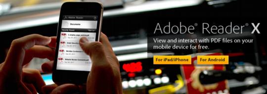 Adobe Reader X for mobile. Leer e interactuar con archivos PDF desde dispositivos móviles