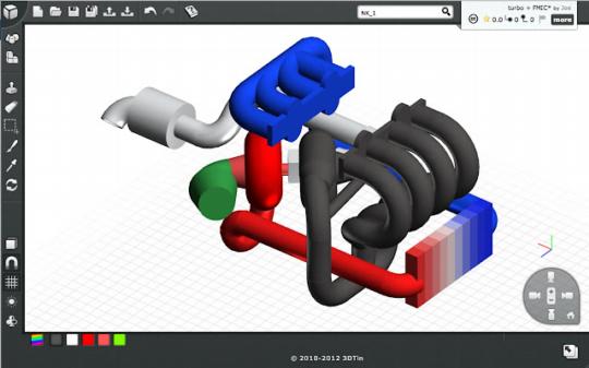 3Dtin. Entorno de modelado en 3D online y gratis