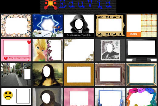 EduVid. Fotomontajes con la foto de tu webcam