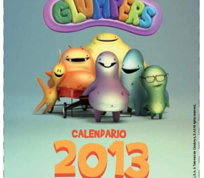 Calendario 2013 para tus niños con los Glumpers