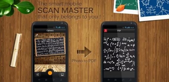 Scan Master. Escanea documentos con la cámara de tu teléfono y los convierte a PDF