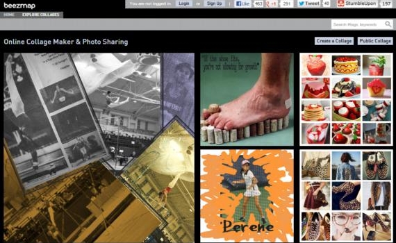 Beezmap. Construye hermosos collages personalizados con tus fotos