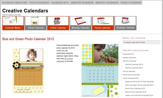 En pocos minutos imprime gratis calendarios anuales o mensuales con tus fotos