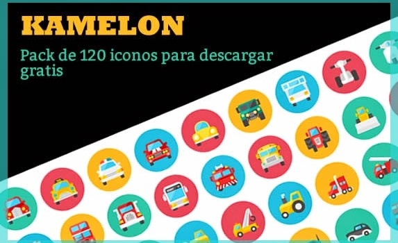 Kamelon. Un pack de 120 iconos vectoriales para descargar gratis