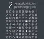 2 Packs de iconos en formato vectorial para descargar gratis