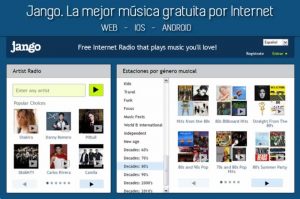 Jango. La Mejor Música Gratuita Por Internet Vía Web, IOS Y Android ...