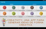 Creativity, una aplicación para generar ideas de forma creativa