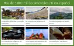 Más de 5.000 mil documentales HD en español