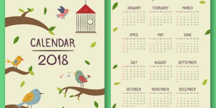 Más de 1.100 calendarios 2018 para personalizar e imprimir