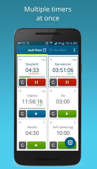Multi Timer StopWatch, una app para programar múltiples alarmas. Actualizada