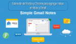 Extensión de Firefox y Chrome para agregar notas en Inbox y Gmail