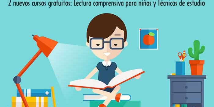 2 nuevos cursos gratuitos: Lectura comprensiva para niños y Técnicas de estudio