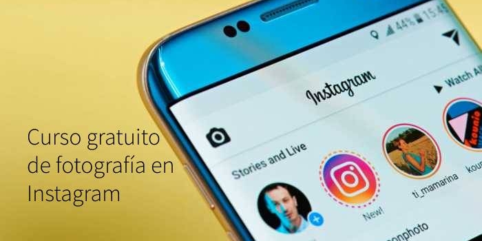Curso gratuito online de fotografía para Instagram