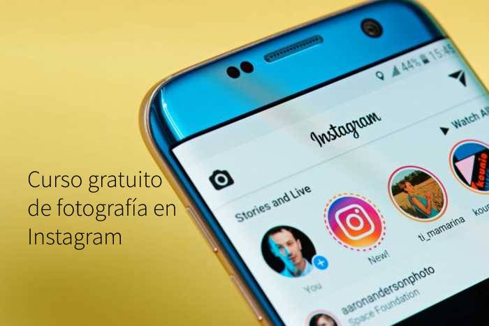 Curso gratuito online de fotografía para Instagram