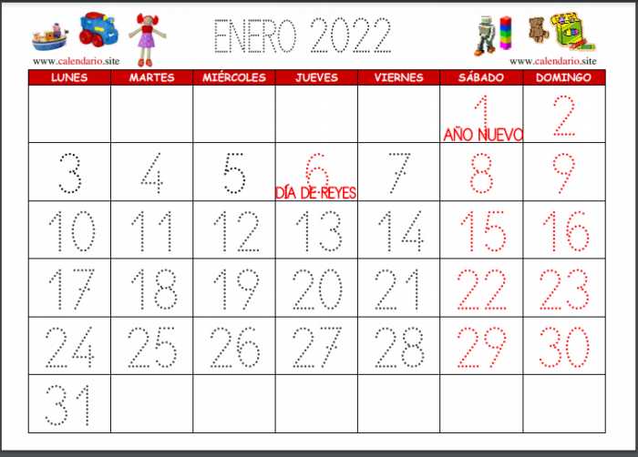 No te pierdas los Calendarios 2022 con motivos infantiles