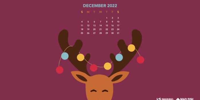Fondos de pantalla con el calendario de diciembre 2022