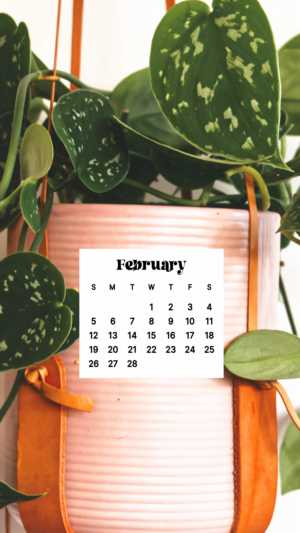 60 fondos multipantalla con el calendario de febrero 2023