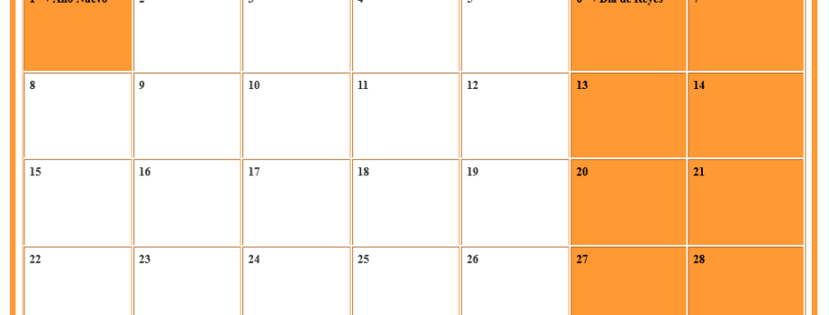 Calendario agenda anual 2023 personalizado para imprimir gratis