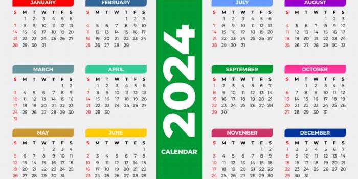 Más calendarios 2024 para imprimir y descargar gratis